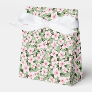 Cherry Blossoms Floral Favour Box
