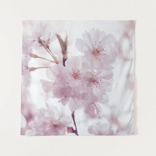 CHERRY BLOSSOMS FLOWERS TAPESTRY (Front)