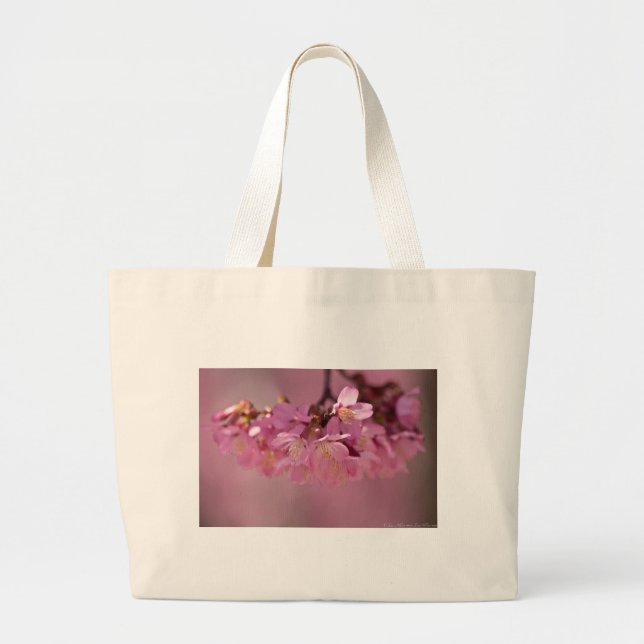 Cherry Blossoms Hot Spring  2012 Apparel  & Gifts Large Tote Bag (Front)