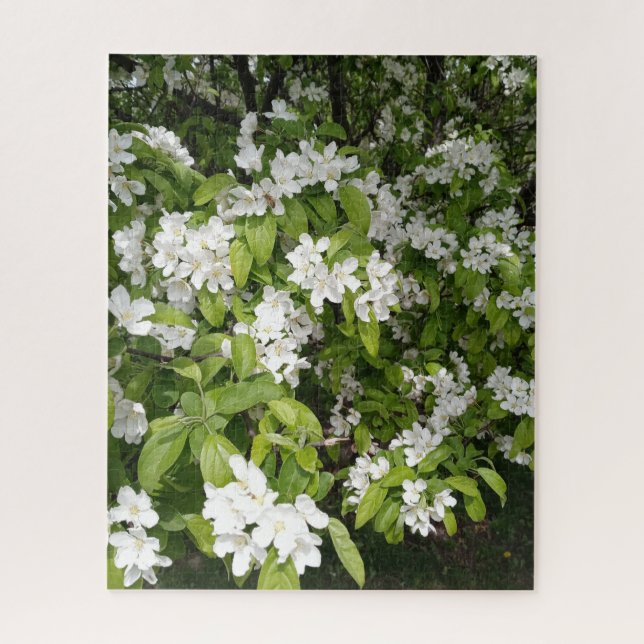Cherry Blossoms in the Shade and in the Light Jigsaw Puzzle (Vertical)