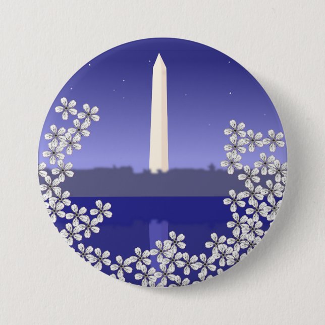 Cherry Blossoms in Washington DC 7.5 Cm Round Badge (Front)