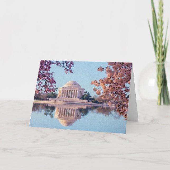 Cherry Blossoms in Washington DC Card (Front)