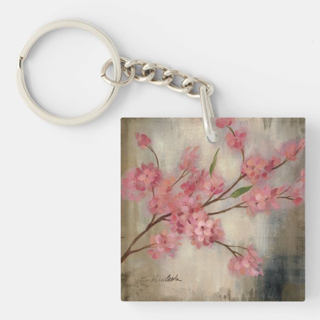 Cherry Blossoms Key Ring (Front)