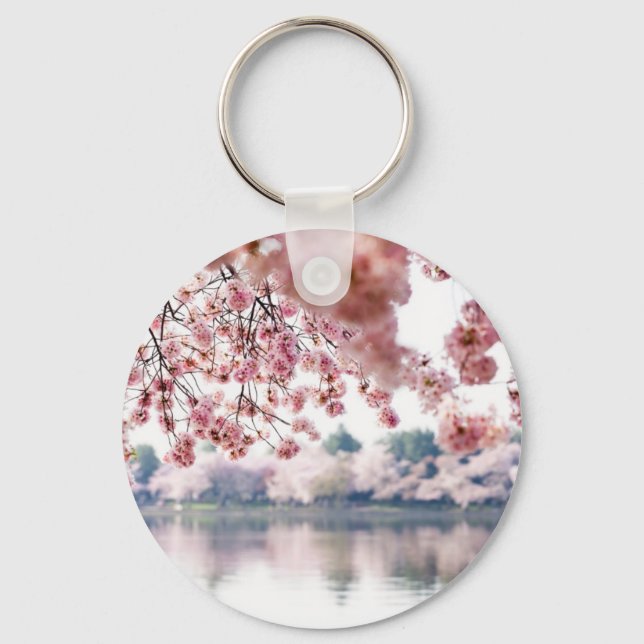 Cherry Blossoms Key Ring (Front)