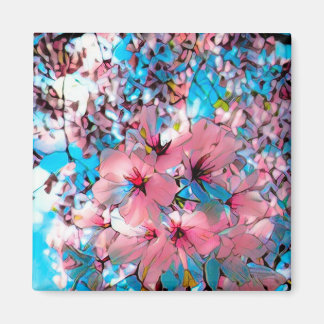 Cherry blossoms magnet