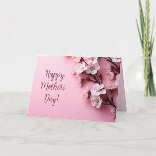 Cherry Blossoms Mother's Day Holiday Card