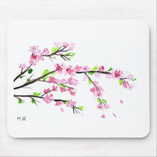 Cherry blossoms mouse mat