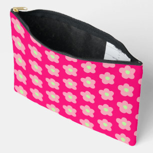 Cherry Blossoms on Pink Accessory Pouch