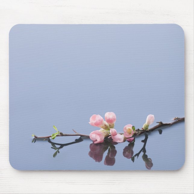 Cherry blossoms on water mouse mat (Front)