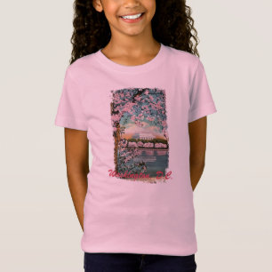 Cherry Blossoms Painted Kid's Shirt
