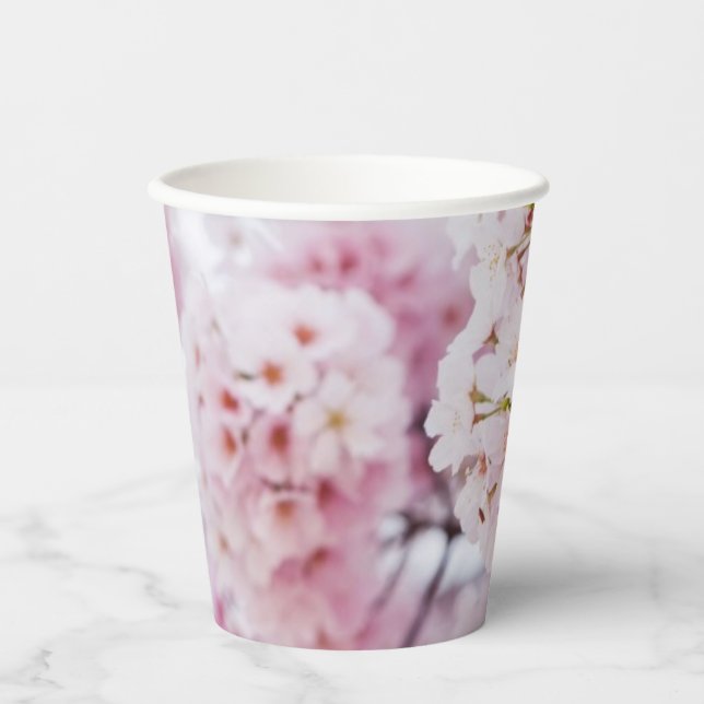 Cherry Blossoms Paper Cups (Front)