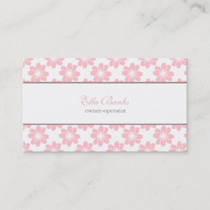 Cherry Blossoms Pattern Business Card