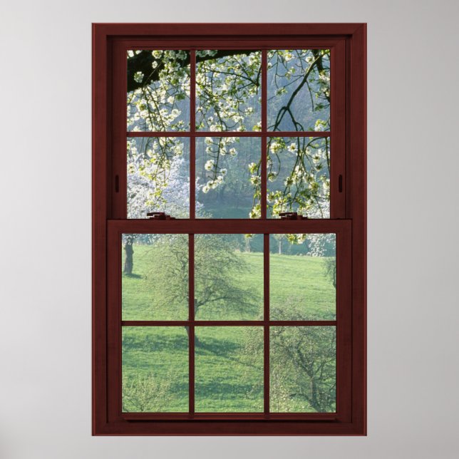 Cherry Blossoms Picture Window Illusion #3 of 3 Poster (Front)