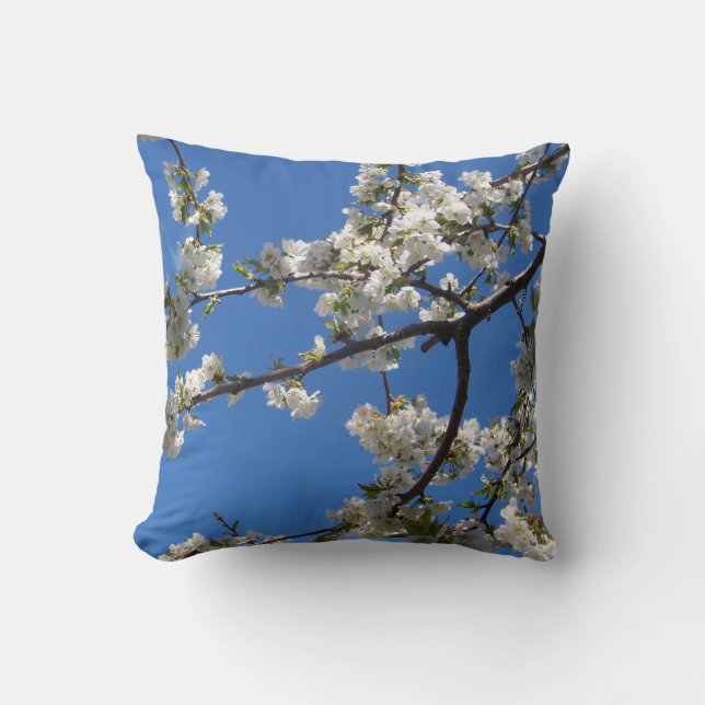 Cherry Blossoms Pillow (Front)