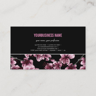 Cherry Blossoms Sakura business card