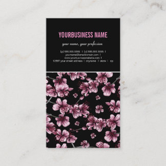 Cherry Blossoms Sakura business card