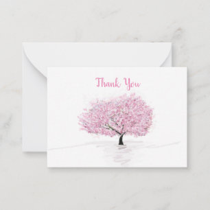 Cherry Blossoms Sakura Thank You Cards
