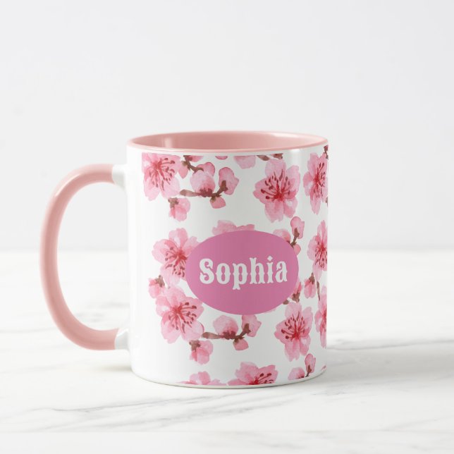cherry blossoms Serenity  Mug (Left)
