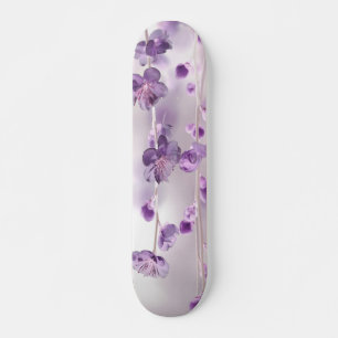 Cherry blossoms skateboard