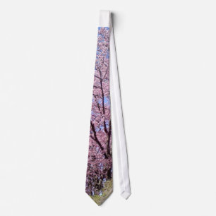 Cherry blossoms tie