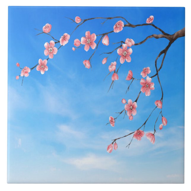 Cherry Blossoms Tile (Front)