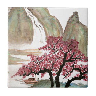 Cherry Blossoms Tile