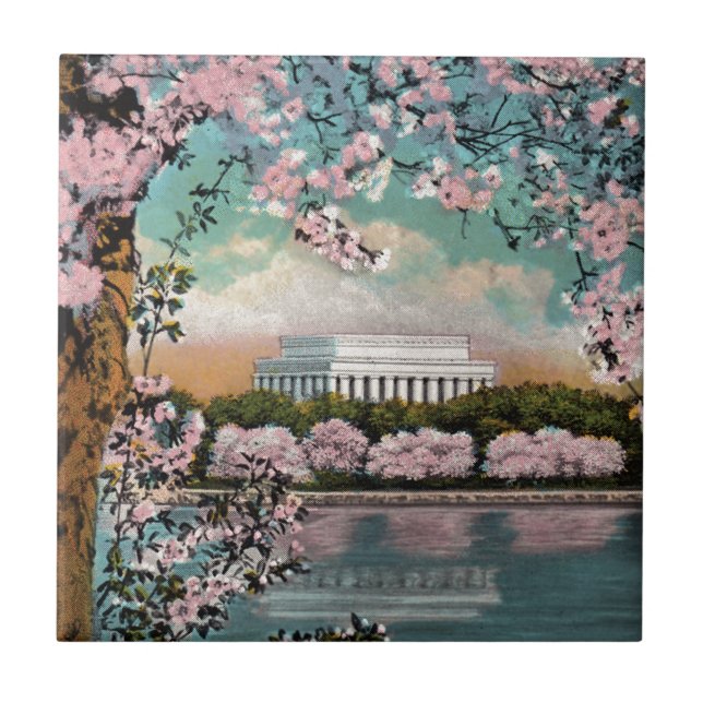 Cherry Blossoms Tile (Front)