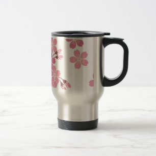 cherry blossoms travel mug