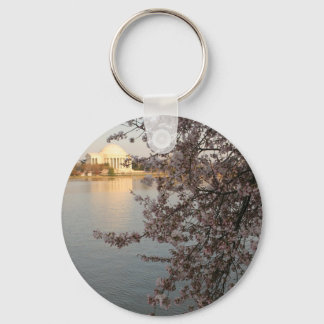 Cherry Blossoms Washington DC Key Ring