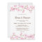 Cherry Blossoms Watercolor Wedding Invitation