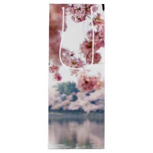 Cherry Blossoms Wine Gift Bag
