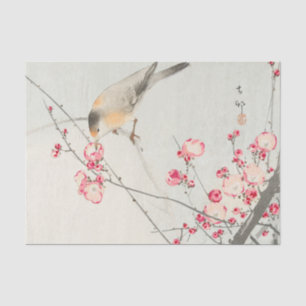 CHERRY BLOSSOMS WITH BIRD Tissue Paper