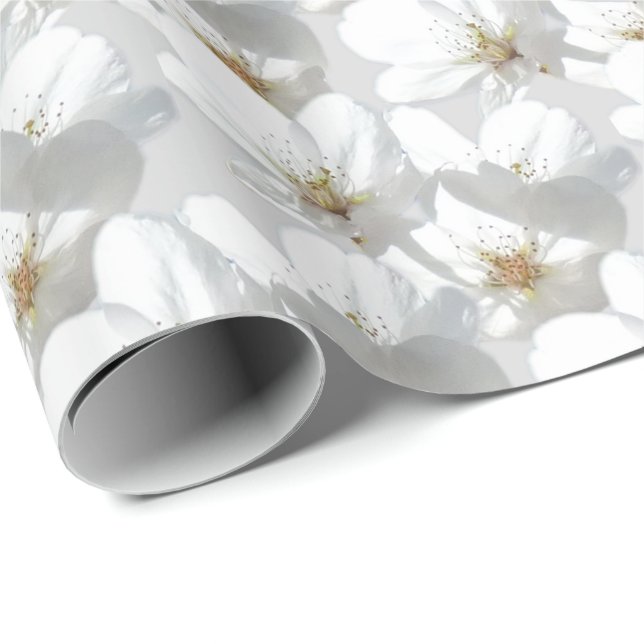 Cherry Blossoms Wrapping Paper Custom Gift Paper (Roll Corner)