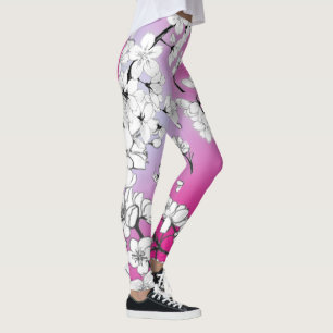 Cherry Blossoms Yoga Skinny Fit Sakura YOGA Leggings