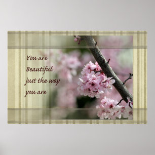Cherry Blossoms You Are Beautiful Poster