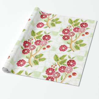 Cherry Blosson Design Wrapping Paper