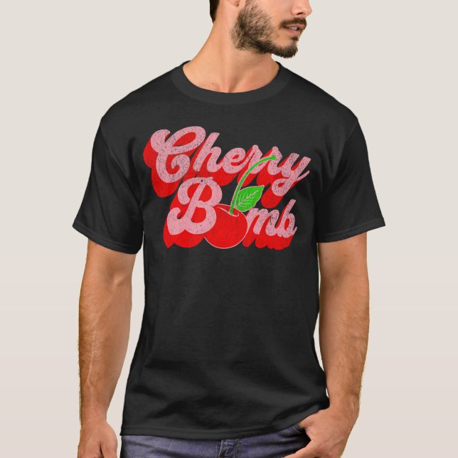 Cherry Bomb 70S Cute         T-Shirt (Front)
