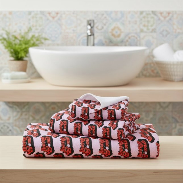 Cherry Bomb Bath Towel Set (Creator Uploaded)