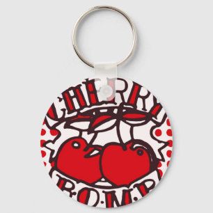 Cherry bomb design key ring