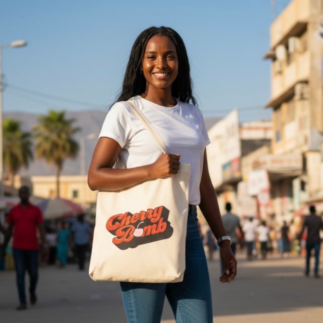 Cherry Bomb Mini Tote Bag (Creator Uploaded)