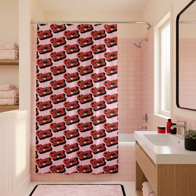 Cherry Bomb Shower Curtain (Creator Uploaded)