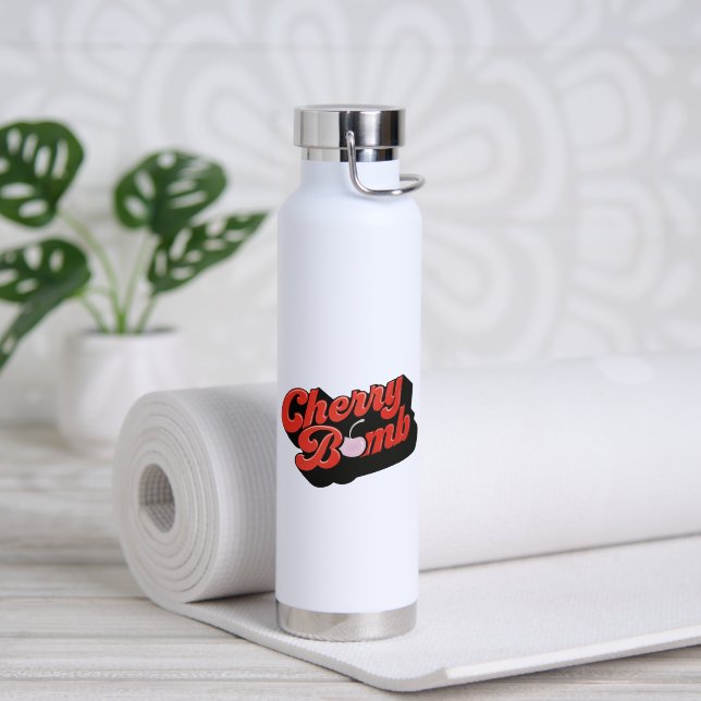 Cherry Bomb Water Bottle (Yoga)