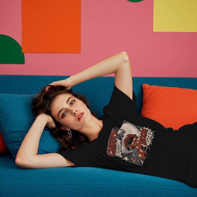 Cherry Bottom Girl – Retro Comic Cherry T-Shirt (Creator Uploaded)