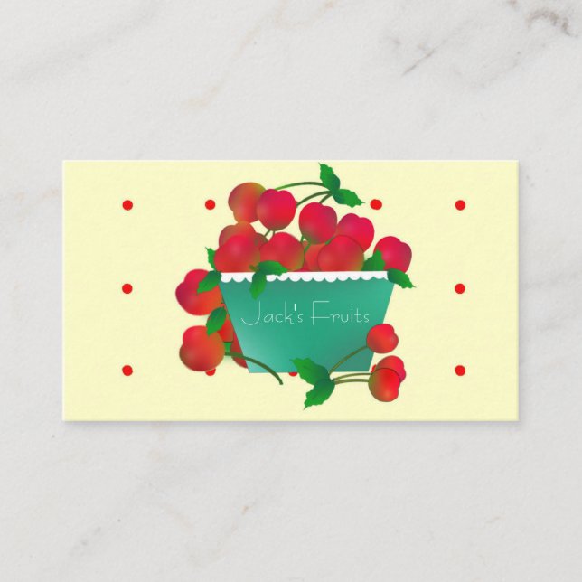 Cherry Bowl Business Card (Front)