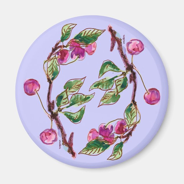 Cherry Branch Magnet (Front)