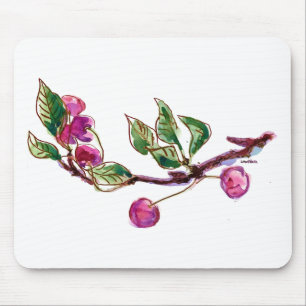 Cherry Branch Mouse Mat