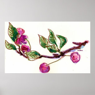 Cherry Branch Poster