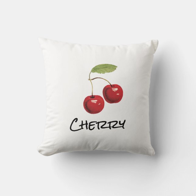 Cherry ❤️ cerise Lancer Oreiller Cushion (Front)
