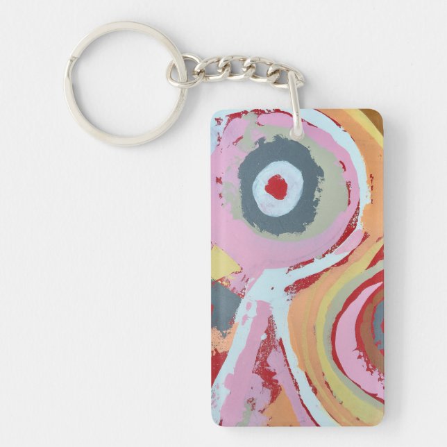 Cherry Chapstick Keychain (Front)