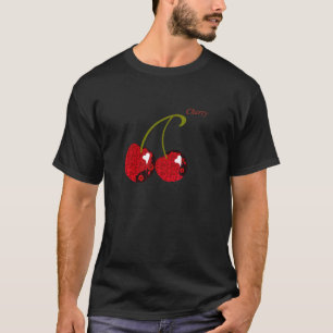 Cherry Cherry Heartbeat Cherries Fruit 2 T-Shirt